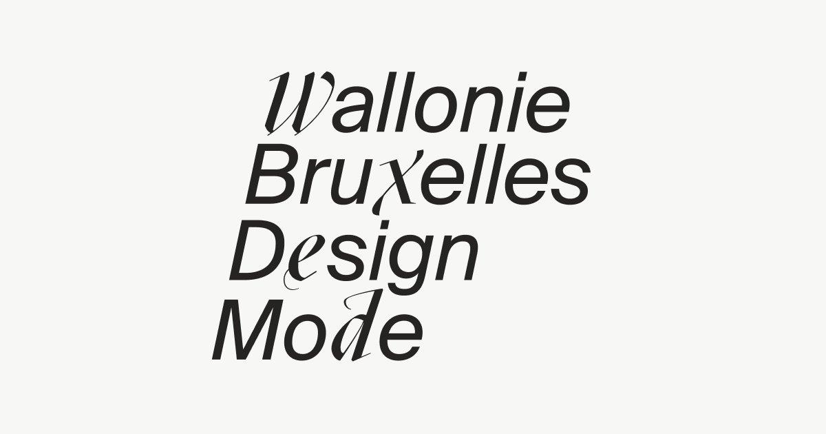 Wallonie Bruxelles Design Mode 